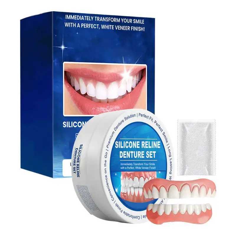 New Arrival Silicone dental arch soft lining kit lightweight denture cover silicone upper and lower veneer soft lining kit Z250410
