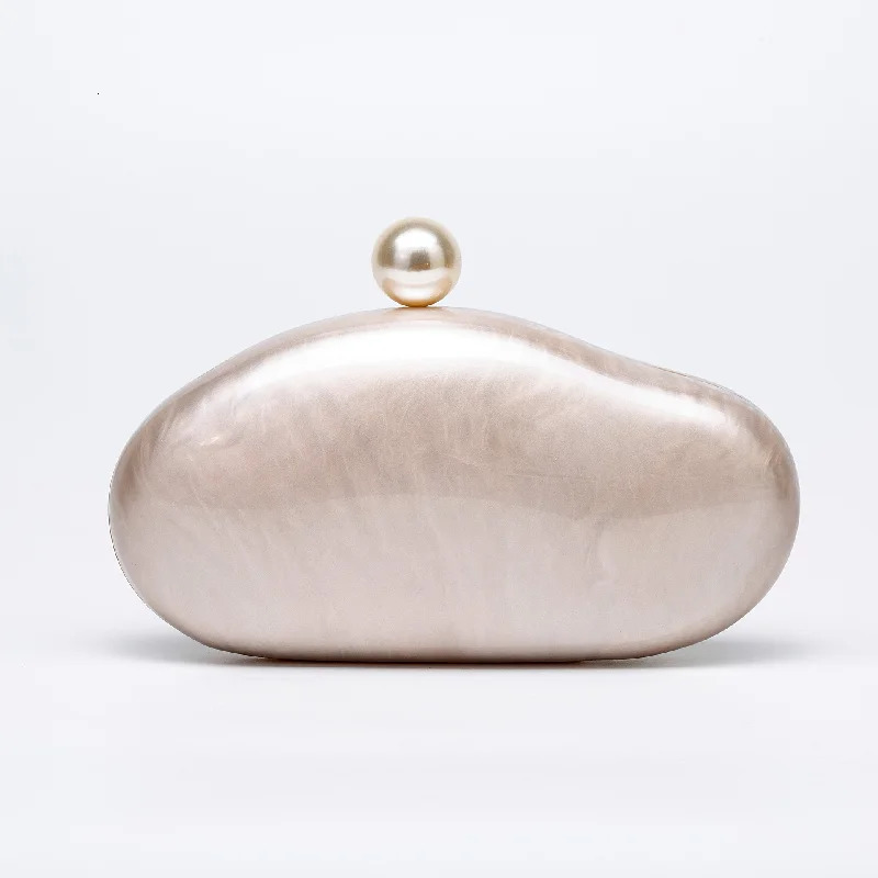 New Fashion Ladies Acrylic Shell Shoulder Bag Elegant Crossbody Clutch For Special Wedding Evening Party R251110