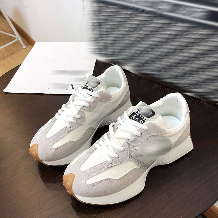 Plus Size Women's Single Breathable Trend Thick-Soled Sports Retro Forrest Gump Waffle Shoes for Women