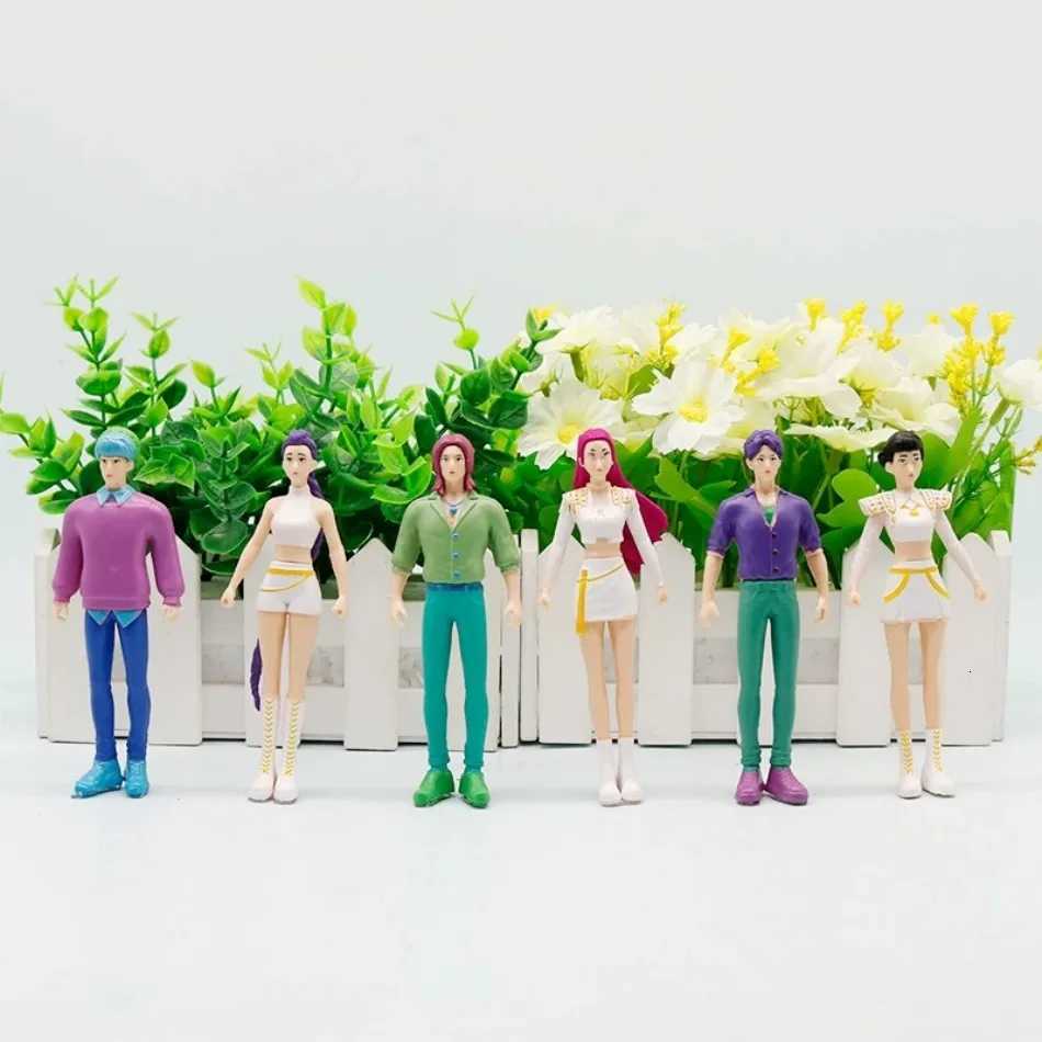 NEW Kpop Demon Hunters Figure Cartoon Hunters Tiger Rumi/Mira/Zoey Action Figure PVC Desktop Decoration Model Doll Toy Kids Gift Z251110