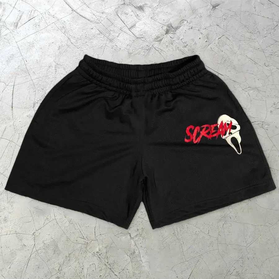 Y2k Boys Gym Shorts Beach Basketball Shorts Boys 2024 Summer Grid Screan Breathable Running Fitness Apolts Shorts X250410