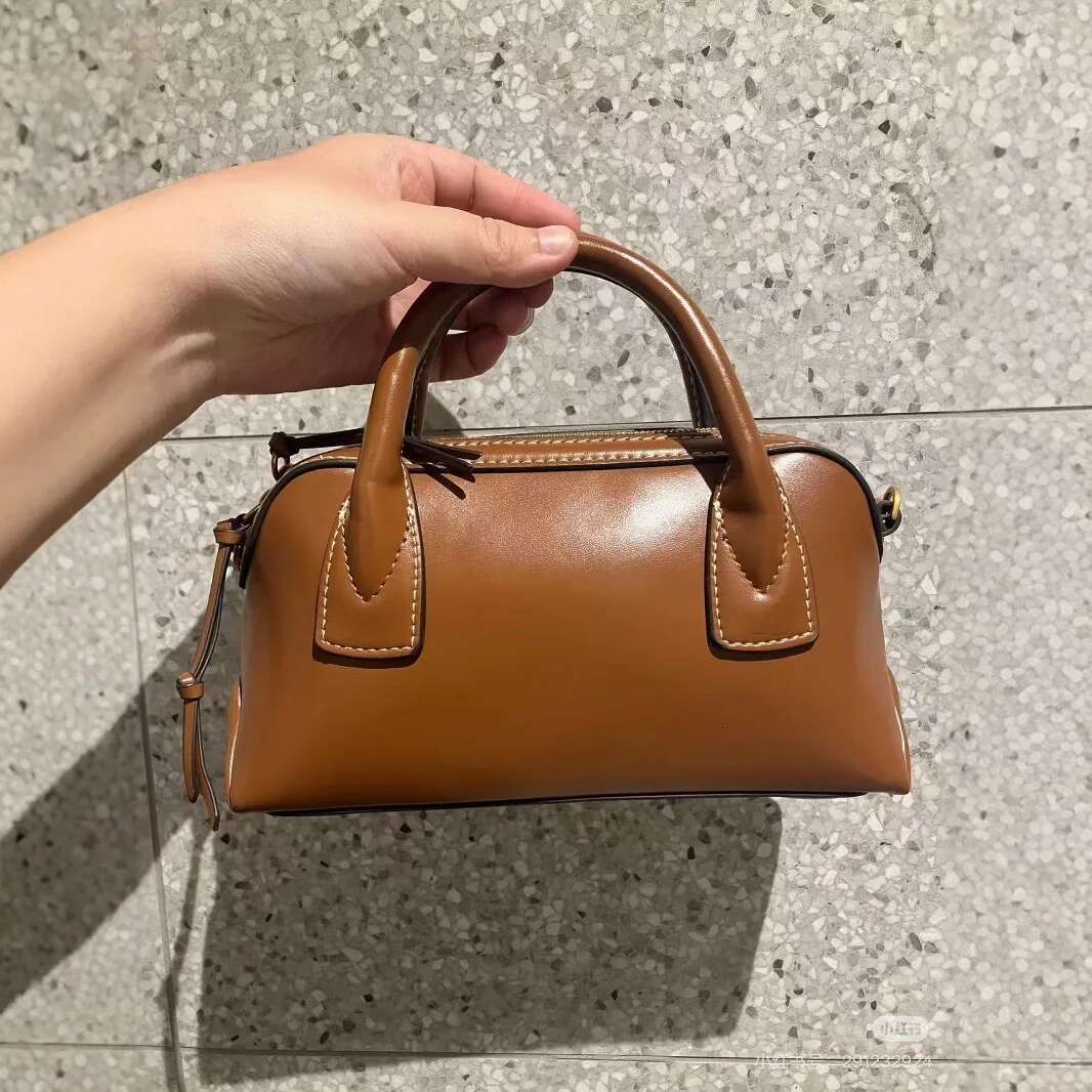 Trend Street Designer Bowg For Women Vintage Solid Color Design Ladies Small Tote PU Leather Crossbody Bag