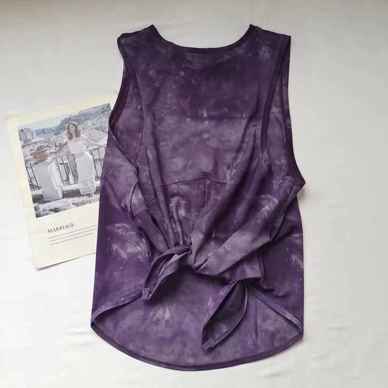 Sports Vest Women's Quick Dry Loose Running Gym Top Sleeveless Beautiful Back Mesh T-Shirt Smock Yoga Wear