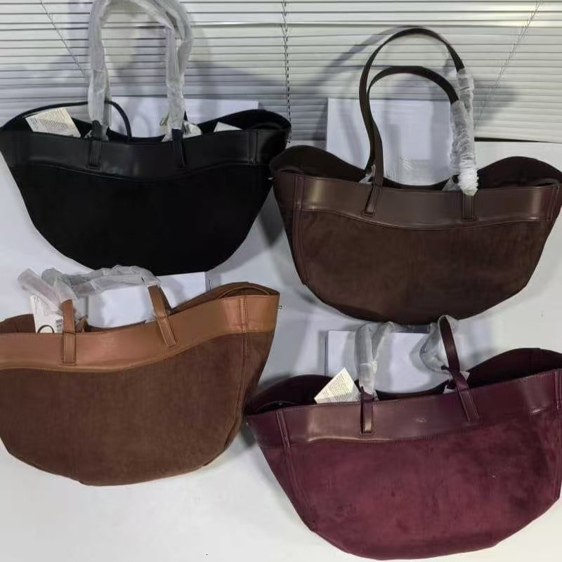 New Dumpling Bun Winter Luxury Handbag Suede Leather Designer Bag Large Capacity Versatile Commuter Bag Elegant Retro Style Women's Shoulder Bag