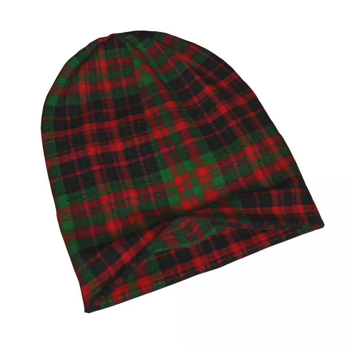 Clan Moffat Tartan Men Women Adult Beanies Caps Knitted Bonnet Hat Warm Hip Hop Autumn Winter Outdoor Skullies HatsXJ251110