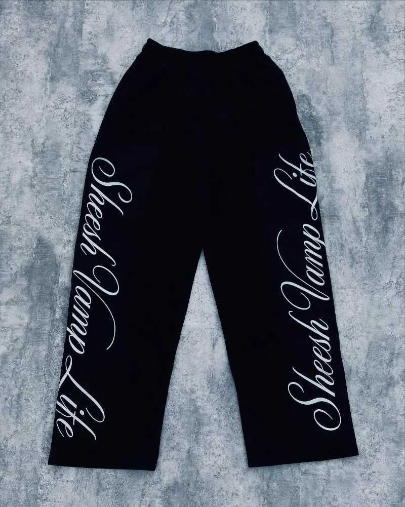 Y2k Men Set Hip Hop Retro Printed American Sportswear Fashion Street Clothing Harajuku Set Winter New Casual Sportswear Women W251110