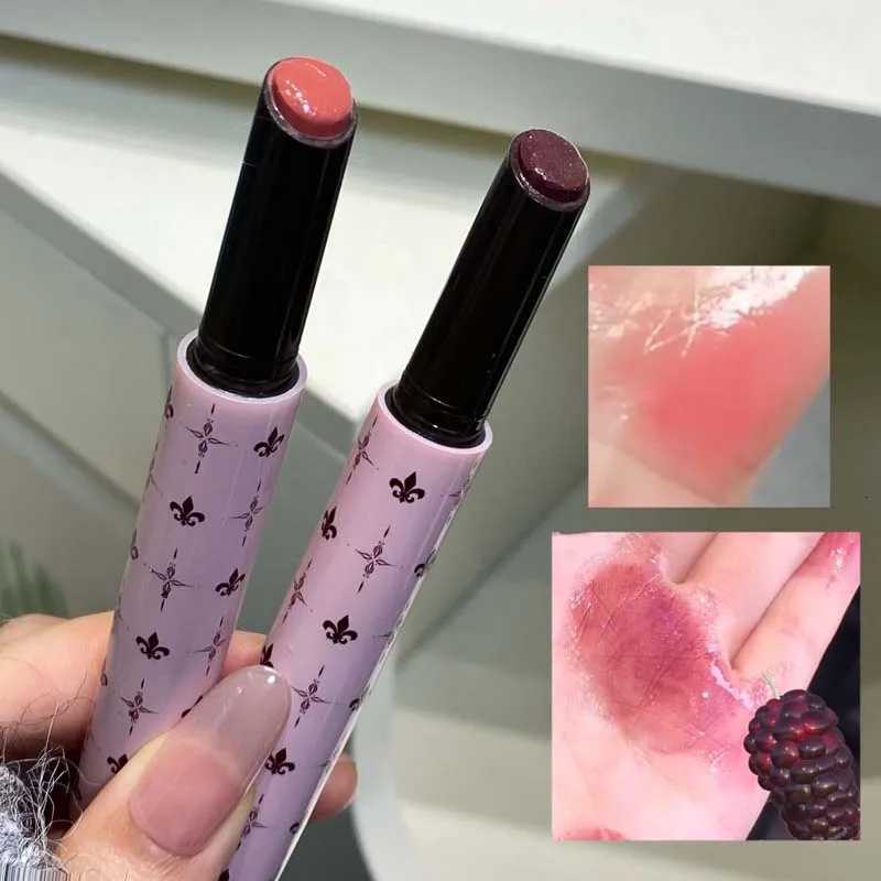 Smile Mulberry Purple Solid Lip Gloss Moisturizing Nourishing Water-gloss Mirror Glass Lip Tint Lipstick Shimmer Glaze MakeupT251110