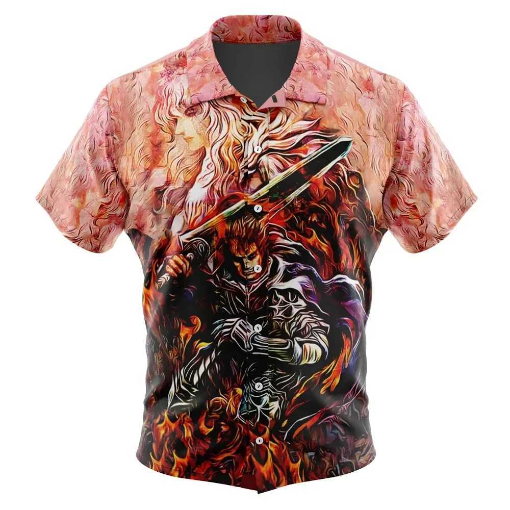 Green Warriors Transformers Button Hawaii Shirt Full Set Casual Sports Summer Mens X250410