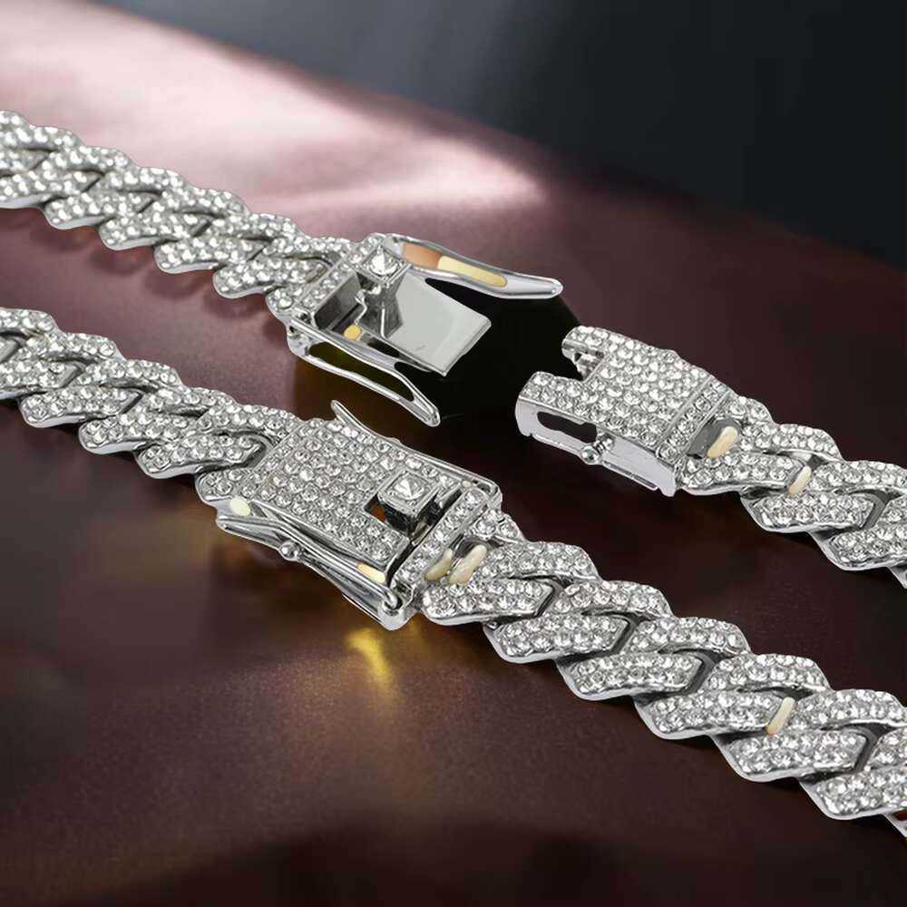 New design angel digital necklace, Cuban chain, stainless steel jewelry, men's and women's fashion
