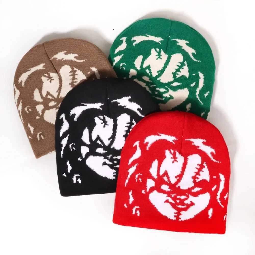 2025 Fashion Hat Knitting Beanies Goth Caps Men Women Y2k Winter Pop Harajuku Vintage Warm Hip Hop UnisexXJ251110