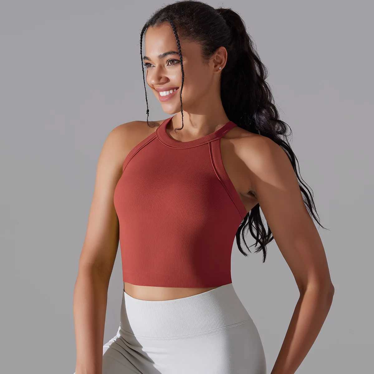 Hot seamless womens sports bra yoga top high impact fast drying yoga gym running fitness bra womens sports shirtXJ250410