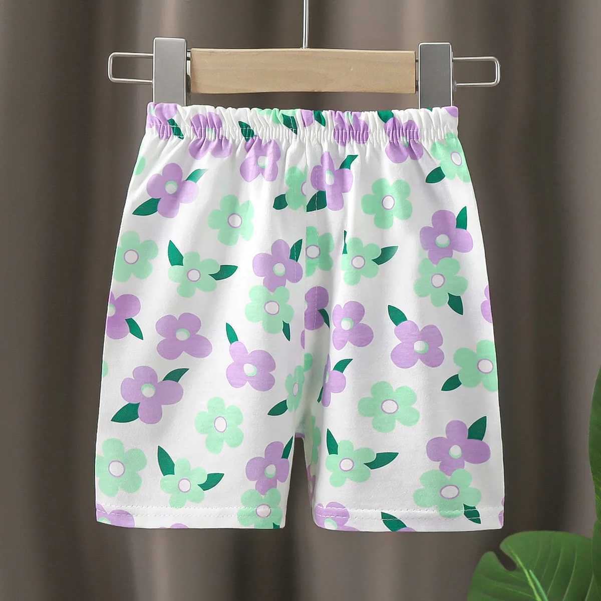 3 pieces of pure cotton summer childrens shorts girls cute shorts baby casual shorts childrens shorts boys sportswear Z250410