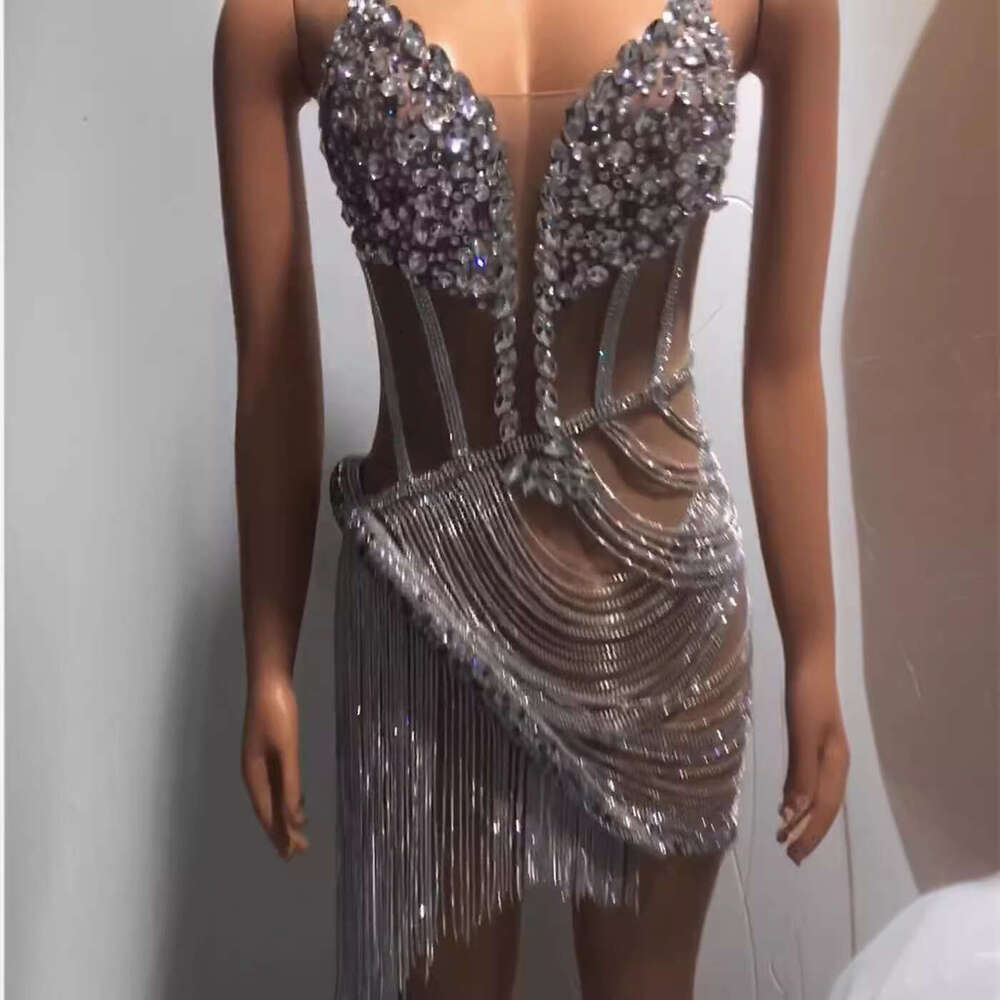 NOVANCE Elegant Shiny Diamond Backless SEXY DRESSES FOR WOMEN Apricot Evening New Design Women's Party Night club maxi dress