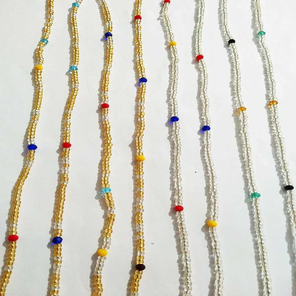 2025 New Bosnia and Herzegovina Elastic Waist Chain African Belly Chain Waist Bead Body Chain Warm Girl Body Summer Bohe Jewelry Accessories X250410