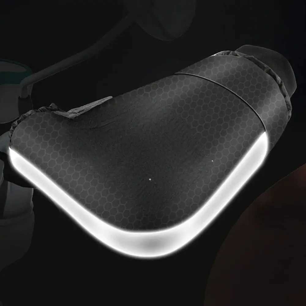 1Pair Thermal Motorcycle Handlebar Muffs Waterproof Windproof Waterproof Handlebar Mitts E-Bike Cycling Warmer Motorbike Gloves S25118