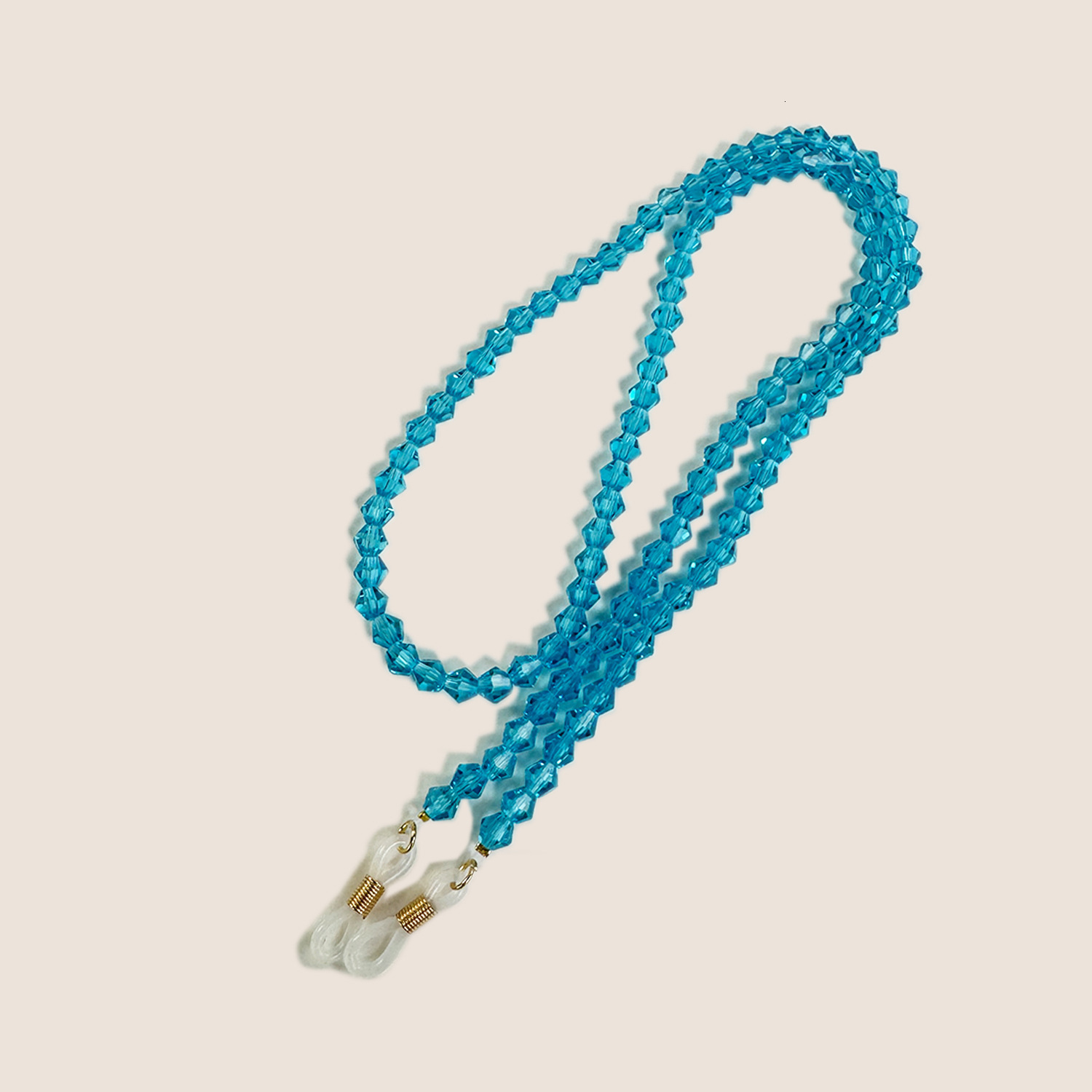 Spiritual energy therapy with 7 chakras natural crystal beads eyeglass chains face mask chains casual sunglasses tethers eyeglass accessories 240920