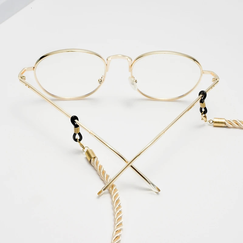 Fashion womens cross rope chain glasses chain gold sunglasses chain pendant necklace 250409