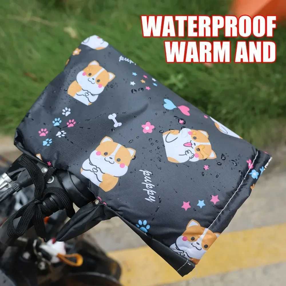 Motorcycle Handlebar Muffs Outdoor Cycling Thermal Gloves Winter Protection Scooter Electric Bicycle Windproof Warm Handle Cover S25118