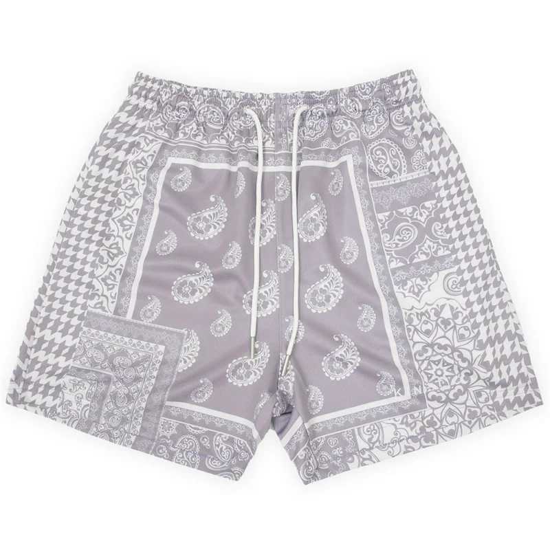 Summer trendy flowing bohemian shorts for women retro oversized street sports outdoor shorts Hawaiian beach shorts swimming trunks X250410