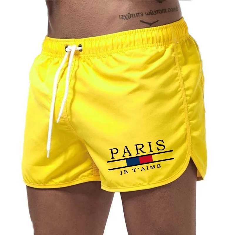 2015 Summer Mens Shorts Beach Pants Swimming Gym Pants Fast Drying Swimming Mens Surfing LeisureW250410