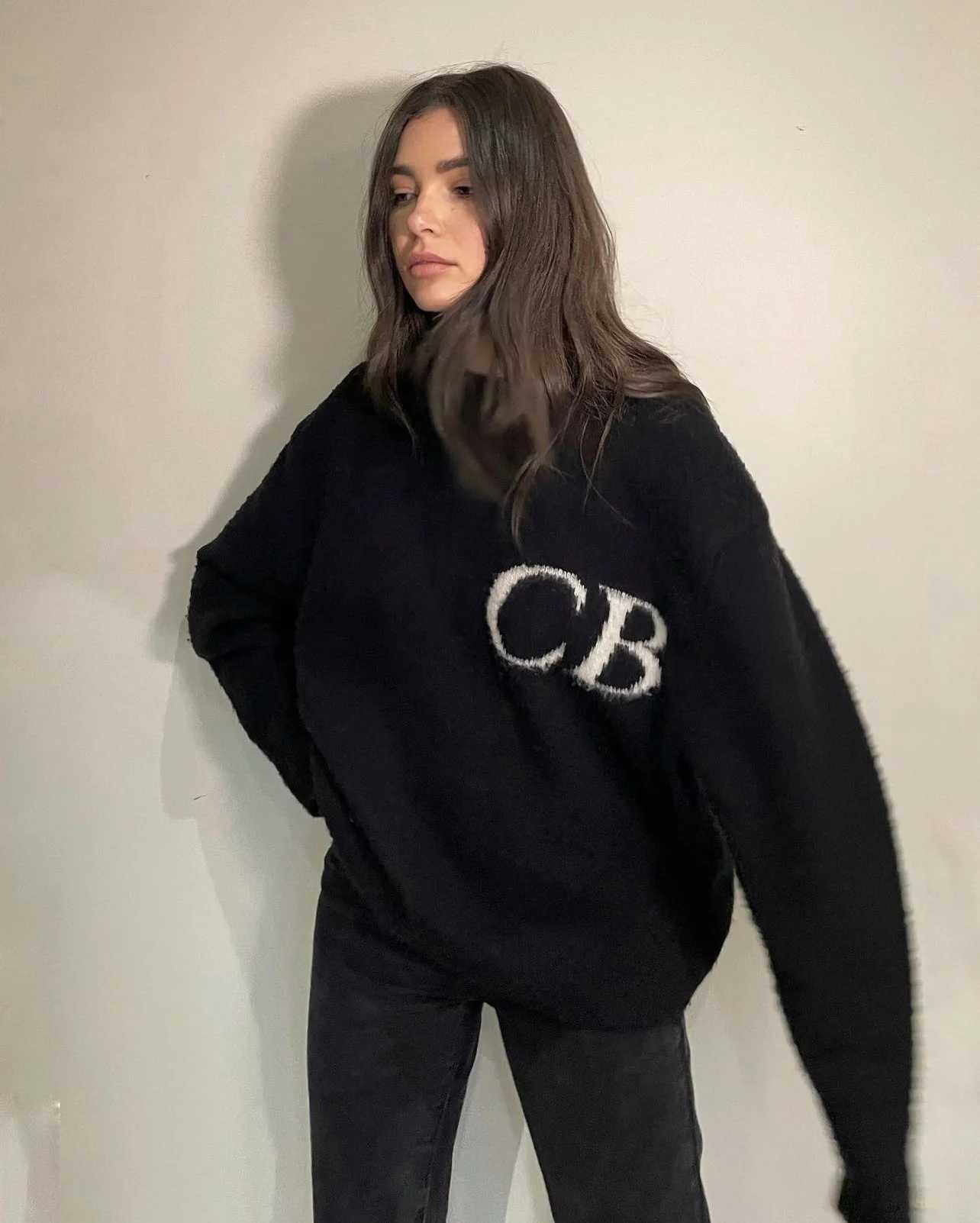 Fashion Top Quality 11 CB Jacquard Women Men Knited Sweaters High Street Men Casual Oversized Sweater Pullover Woolen Pants Sets Y251110