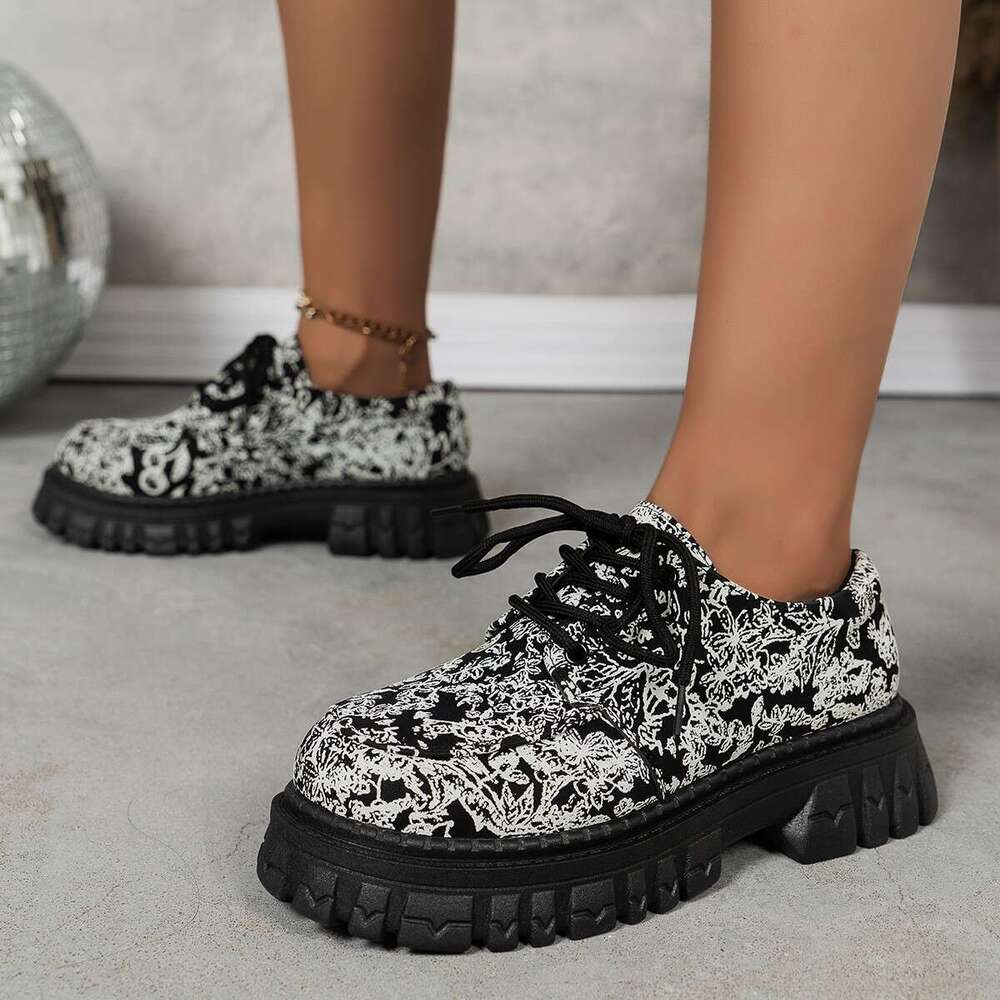 Woman Sandals China Chic Women S Shoes Spring Autumn New Comfortable And Fashionable Thick Soled Lefu French Sponge Cake Single Shoes For Women