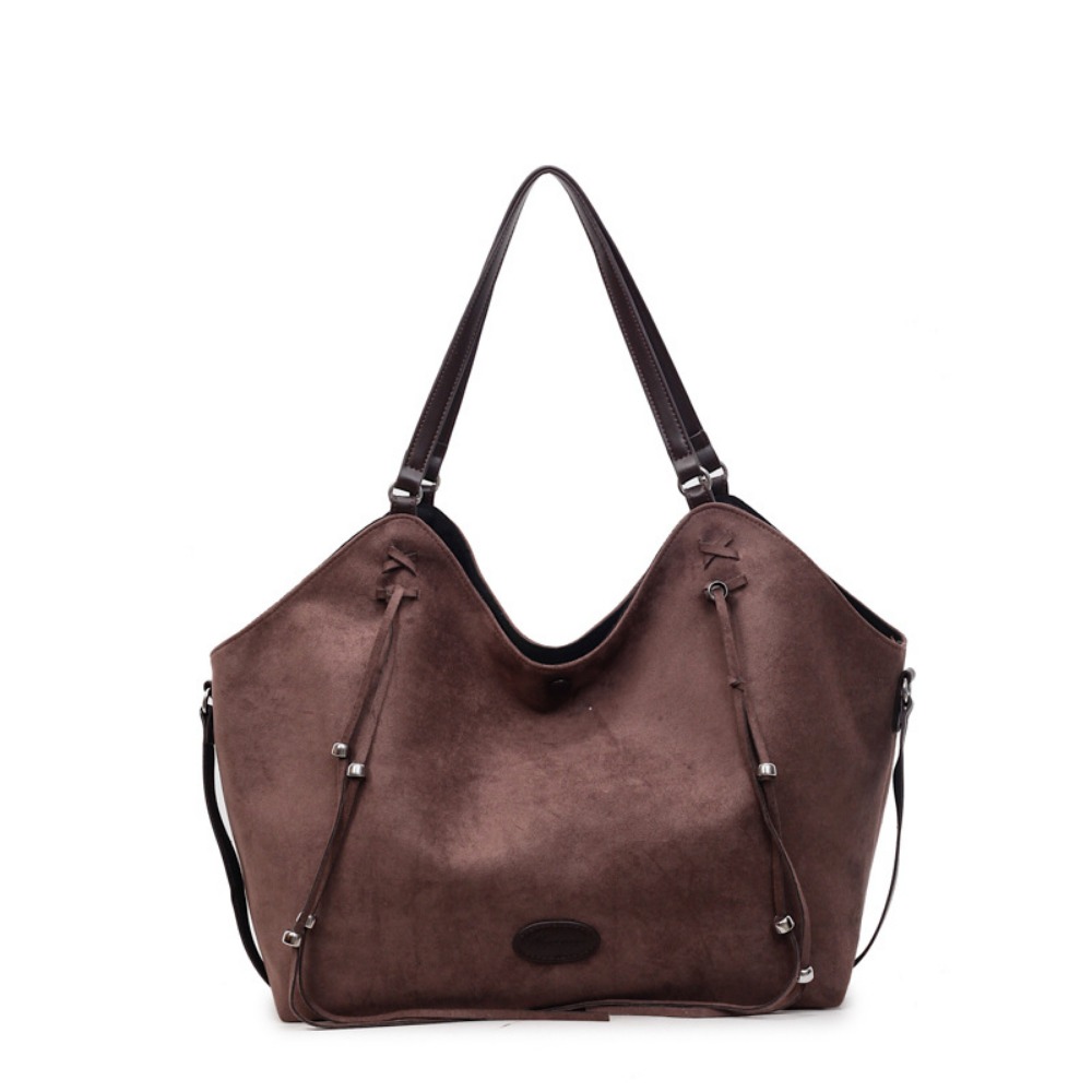 Chic Retro-Inspired Oversized Tote by Womens Brand: Perfect Daily Commute Companion