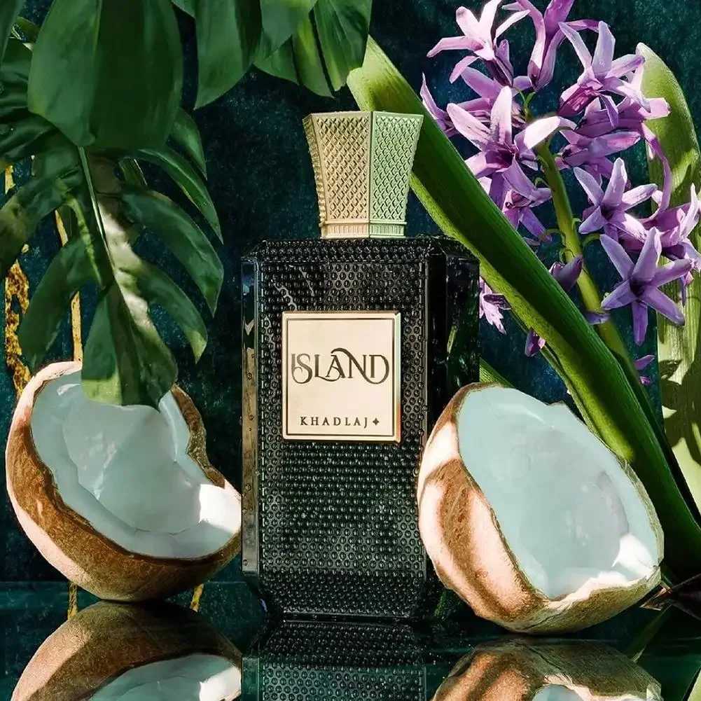 100ML Khadlaj Island Vanilla Eau De Parfum Spray Oriental Tune Long Lasting Men Perfume Dubai Arabia Parfums X251110