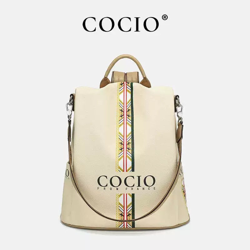 COCIO Authentic Leather Tote - Chic Crossbody Handbag for Daily Essentials