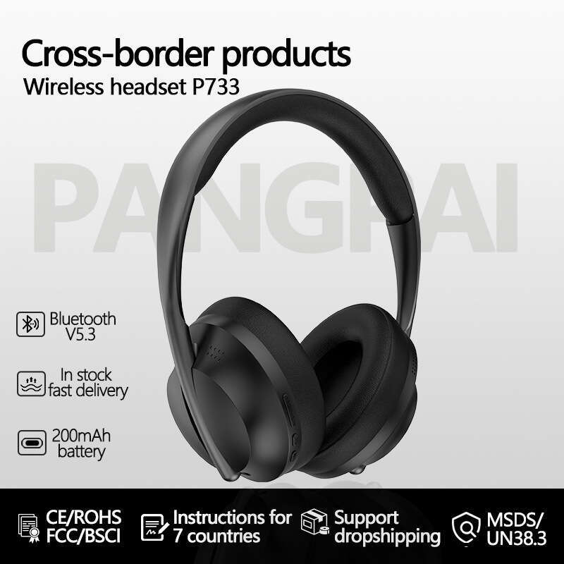 P733 True Wireless Bluetooth Headset Heavy bass full earpiece support telescc