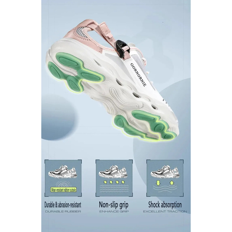 Women's New Summer Beach Mesh Breathable Soft Sole Sports Sandals Outdoor Quick Dry Water Hiking Shoes