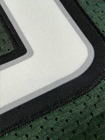 2025 new Casual Green Embroidered Rugby Jersey Men's 1 V-Neck Polyester Oversized Loose Fit - Perfect for Sports Streetwear Comfortable