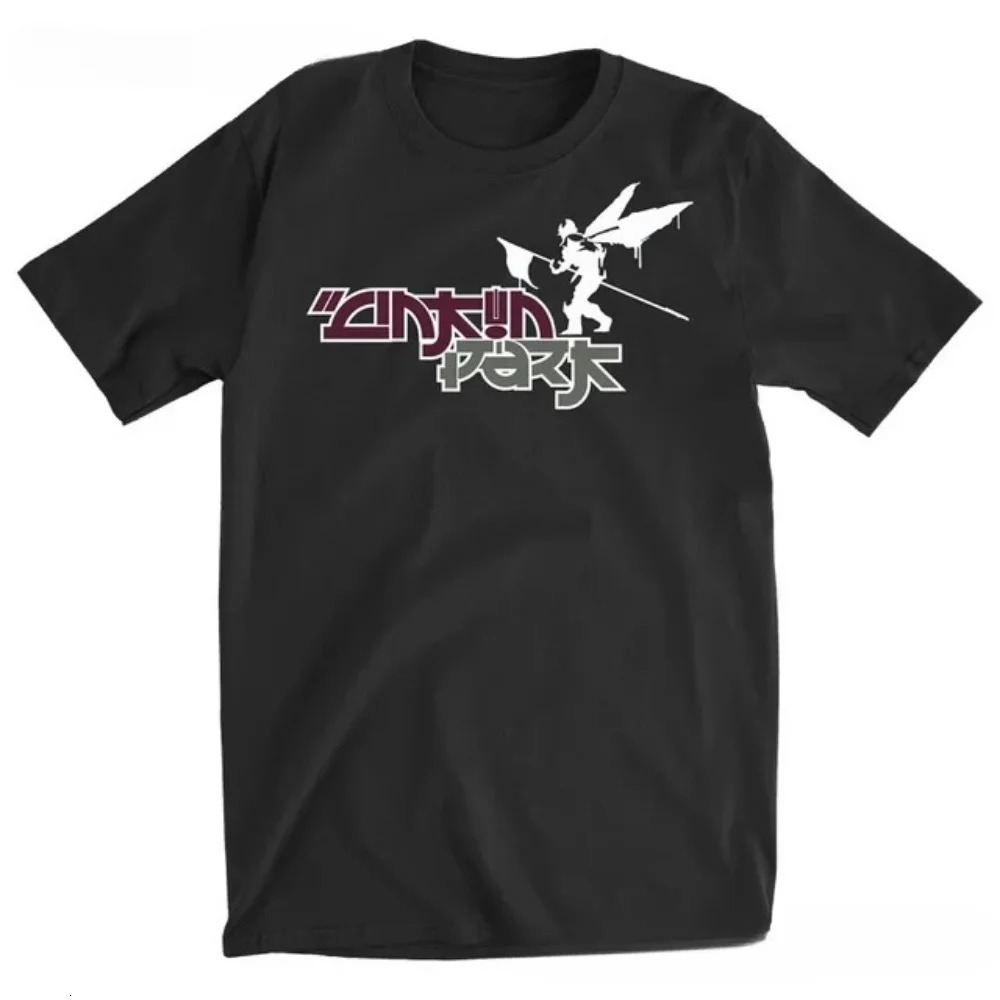 Streetwear Mens Linkin Park Cotton Rock Band T Shirts Summer Trendy Short Skin-friendly Casual Top Male Tee Oversized Unisex 250410
