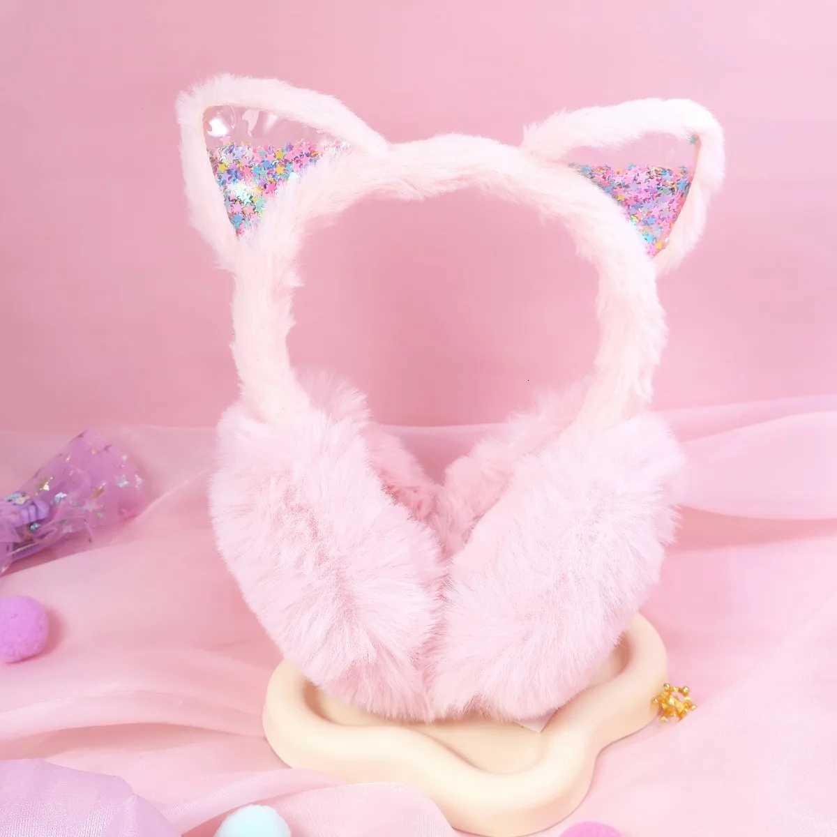 Fuzzy Ear Muffs for Kids Girls Winter Cozy Warm Earmuffs Cold Weather Ear Warmer Accessory W251110