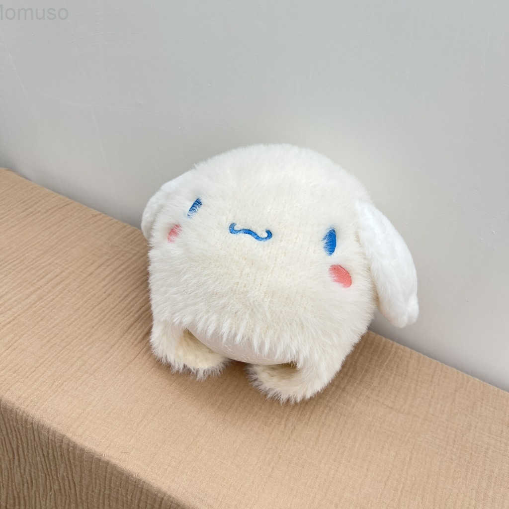 Sanrio Official Kuromi Plush Hat Autumn Winter Fleece-Lined Childrens My Melody Warm Ear Protection Hat for Girls H251110