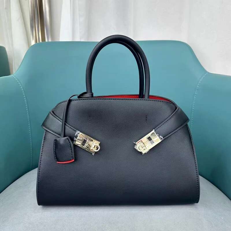 Genuine Handbag Hug Pillow Top Layer Leather Advanced Feeg 2025 New Model Fashion Temperament Boston Bag