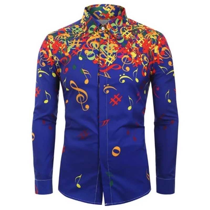 Mens shirts 3D printed shirts outdoor street long sleeved buttoned clothing fashionable clothing fashionable and comfortable K251110