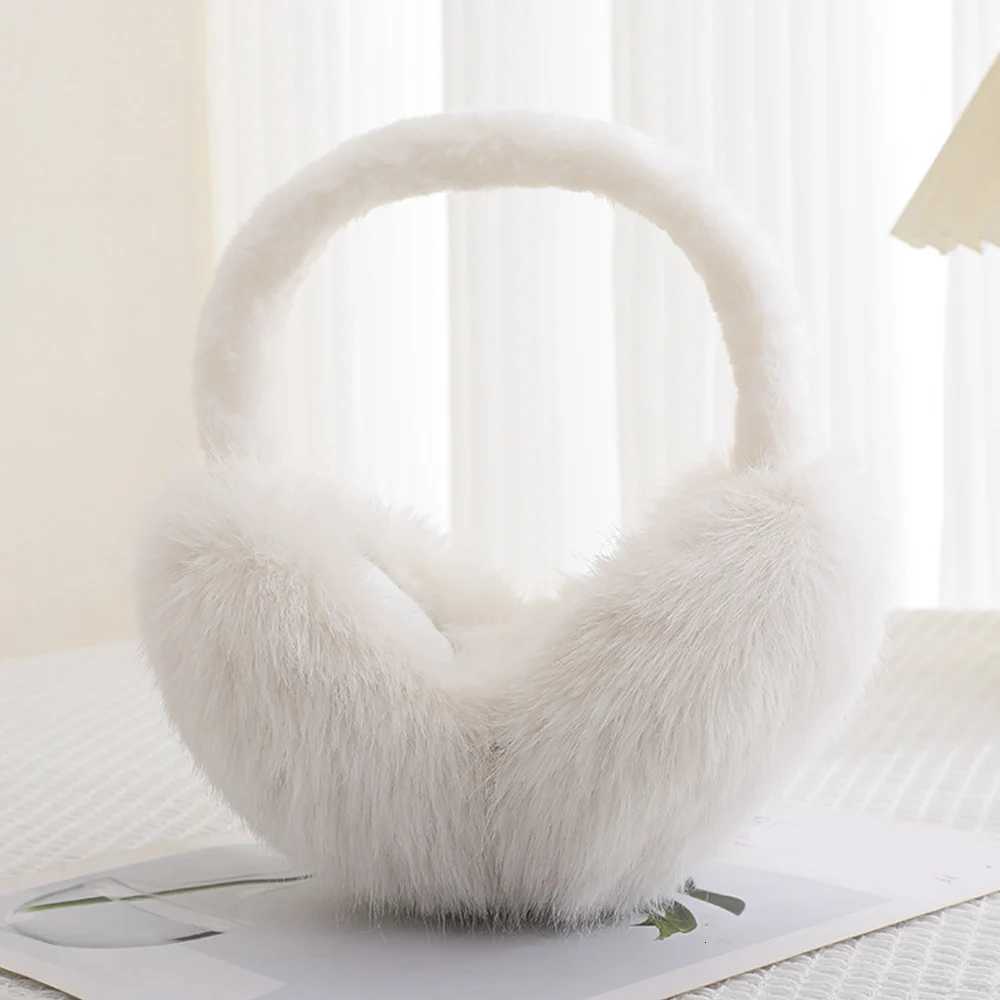 Fashion Soft Faux Fur Ear Warmer Winter Earmuffs For Women Men Solid Color Earflap Outdoor Cold Protection Ear-Muffs Ear Cover W251110