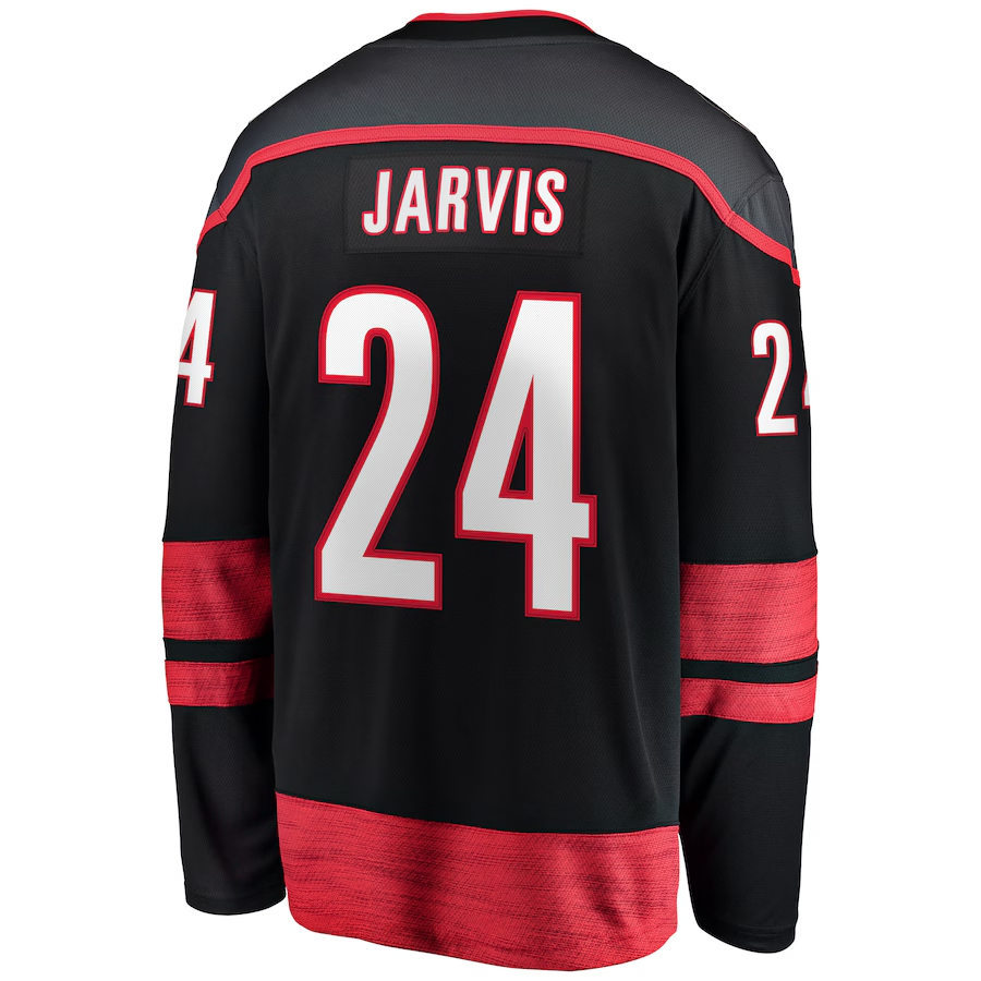 24 Seth Jarvis Jersey Logan Stankoven Sebastian Aho Andrei Svechnikov Hurricanes Jersey Jaccob Slavin Brent Burns CaroIlina Hockey Jerseys