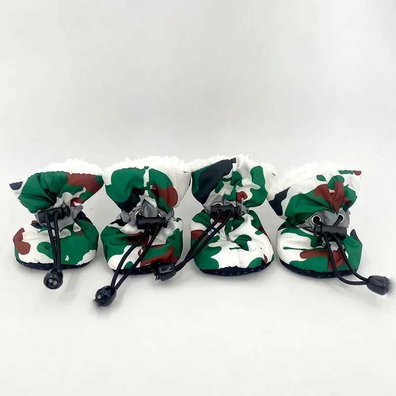 New Arrival 4 pieces/set for small and large dogs pets Chihuahua non slip boots sausage soft socks winter outdoor dog supplies Z250410