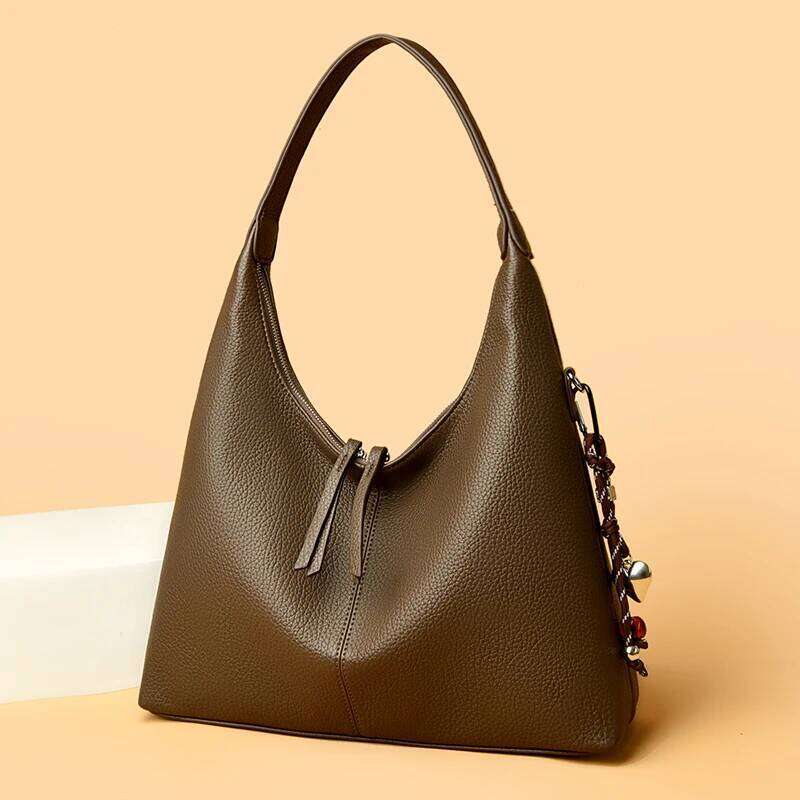 Designer Bags High Quality Leather Women Handbag Designer Female Large Capacity Crossbody Shoulder Messenger Bag Ladies Tote Sac A Main Free Labubu Pe