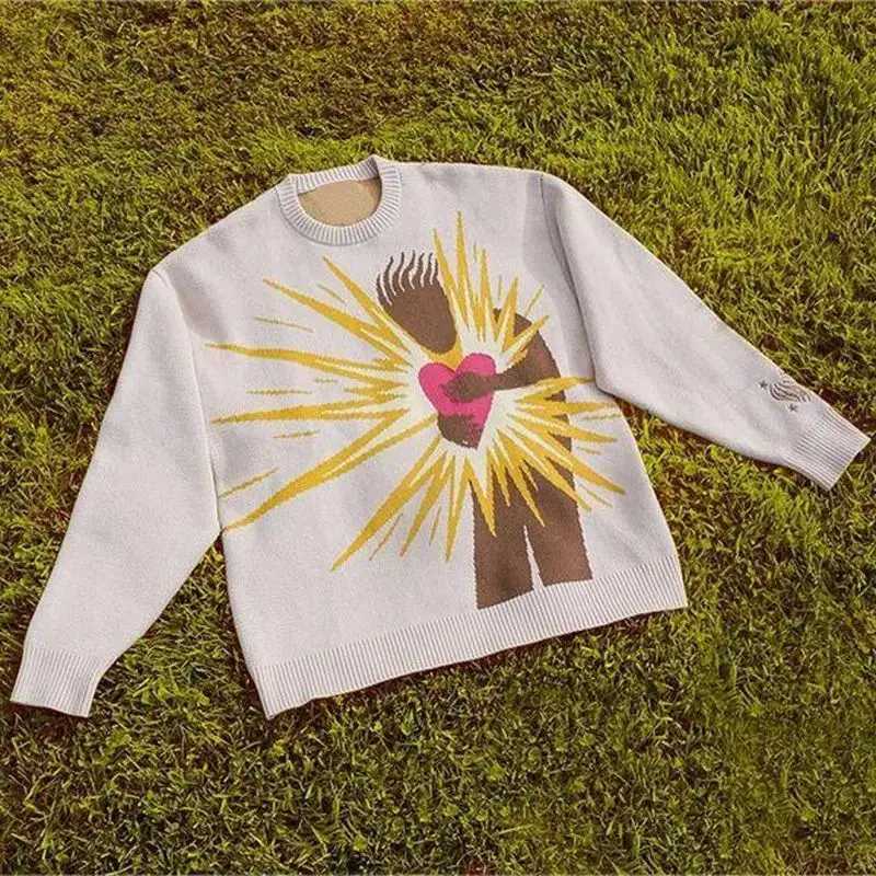 Fashion Womens Street Fashion Clothing Harajuku Knit Sweater Winter Pullover Loose Vintage Aesthetic Y2K Gothic EMO Top Y251110