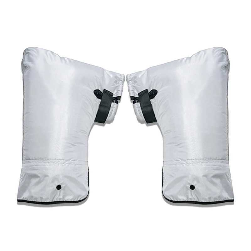 Motorcycle Handlebar Cover Winter Waterproof Windproof Warm Gloves Plush and Thickened Hand Protection Cotton Handlebar Cover S25118