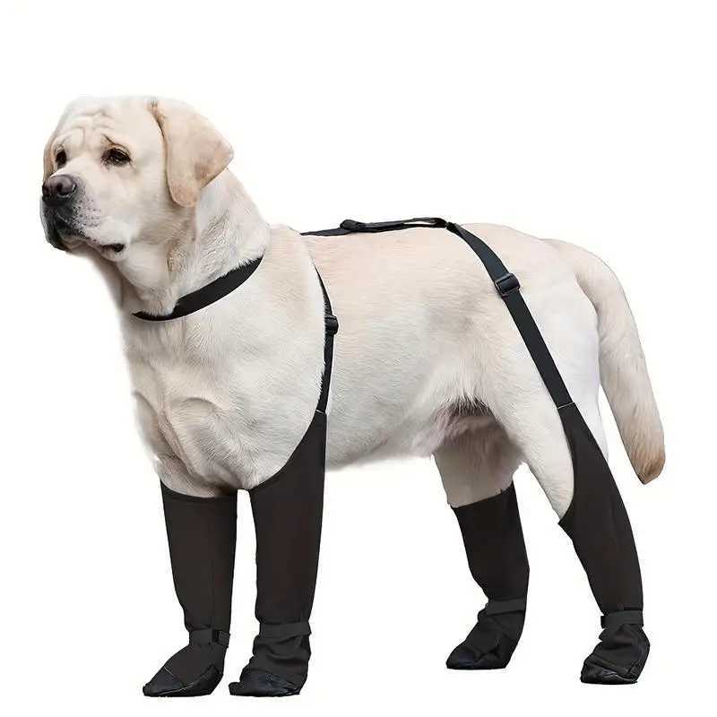 New Arrival Pet Dog Shoes Waterproof Adjustable Dog Boots Rainy Pet Breathable Shoes Outdoor Walking Soft French Bulldog Claw Protection Z250410