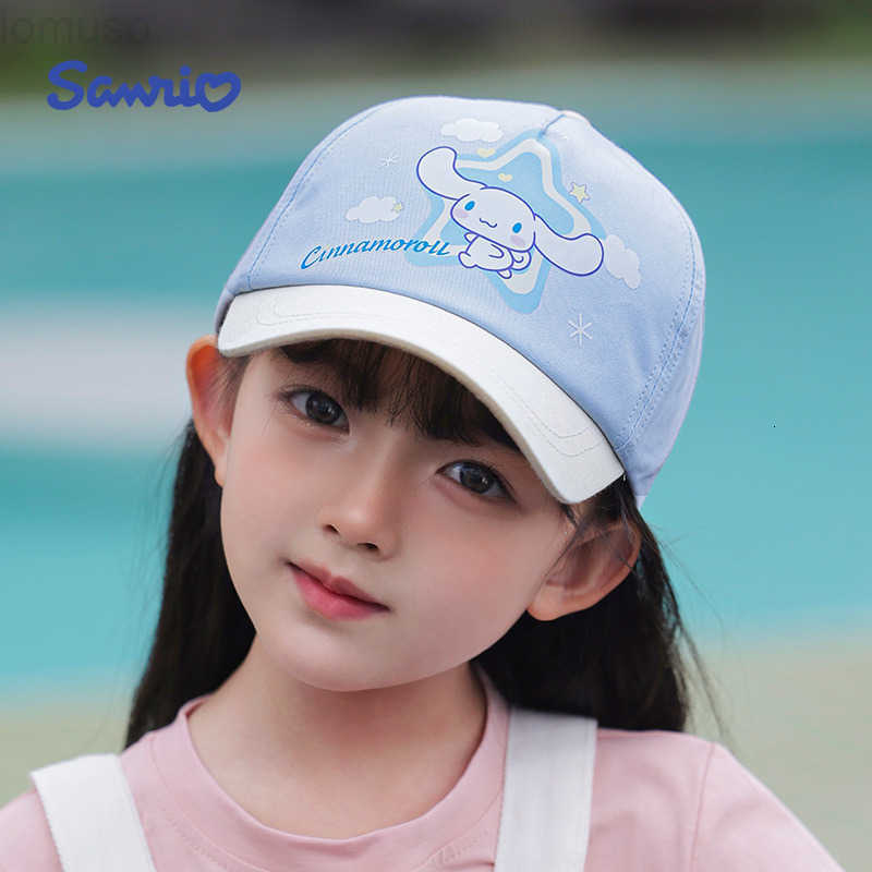 Sanrio Childrens Spring Summer Baseball Cap Girls Sun Hat Boys Duckbill Cap My Melody Casual Hat Cartoon Girls H251110