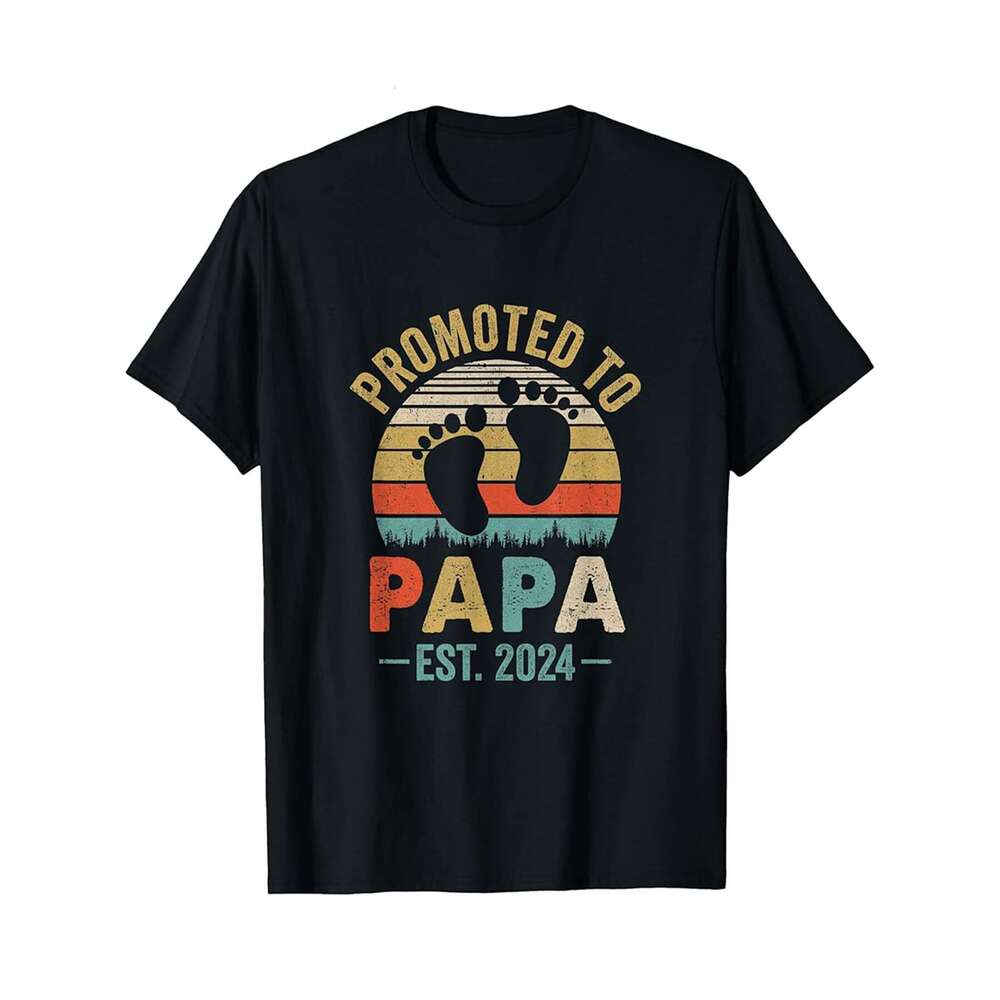 Designer T shirt Promoted To Nonni 2025 Nonni Est 2025 - 220g T shits