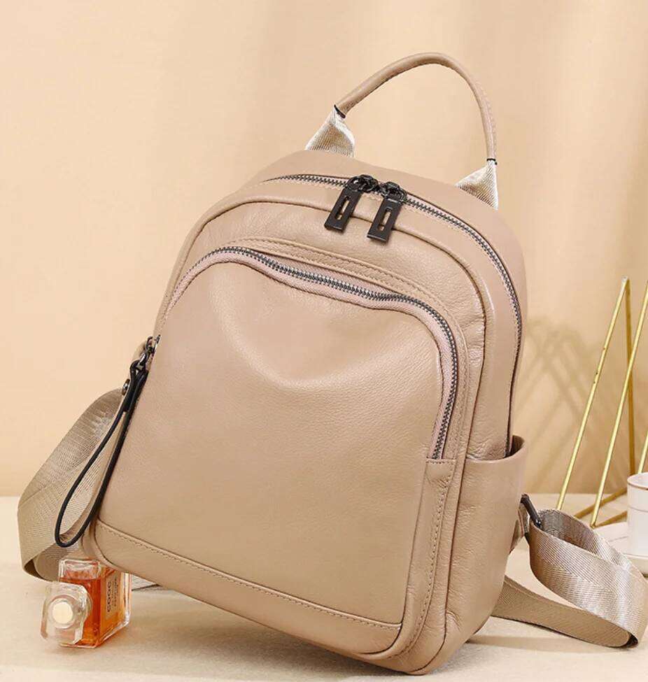 New Designer Women Fashion Luxurious Leather Duffel Bag Large-Capacity Commuter Backpack Shopping Shoulder Vintage Bag St251110