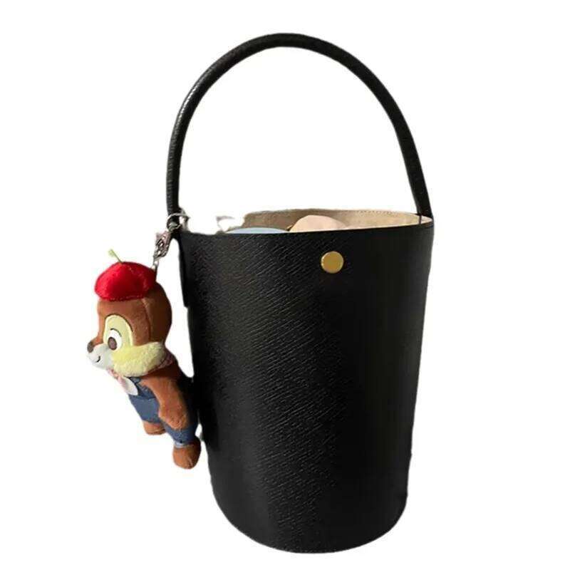designer bag tote bag 2025 New Women's Genuine Leather Bucket Fashion Casual Mini Portable Cowhide Simple Versatile Shouder Small lightweight Bag