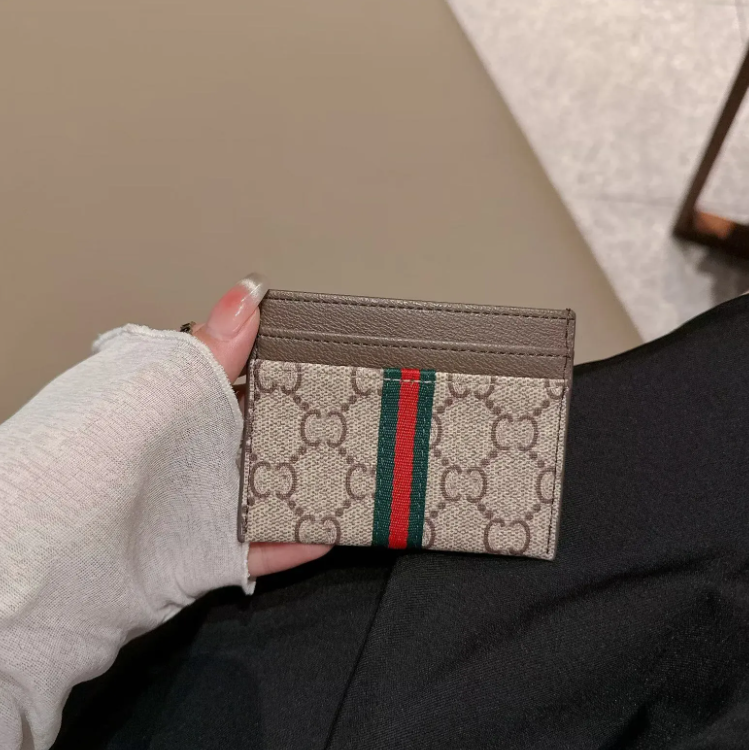 mens wallet card bag Designers Credit Holders Mini Wallets High Quality For Mens And Womens Genuine Leather Pure Color Card Holder Purses Wallet Fast delivery 17