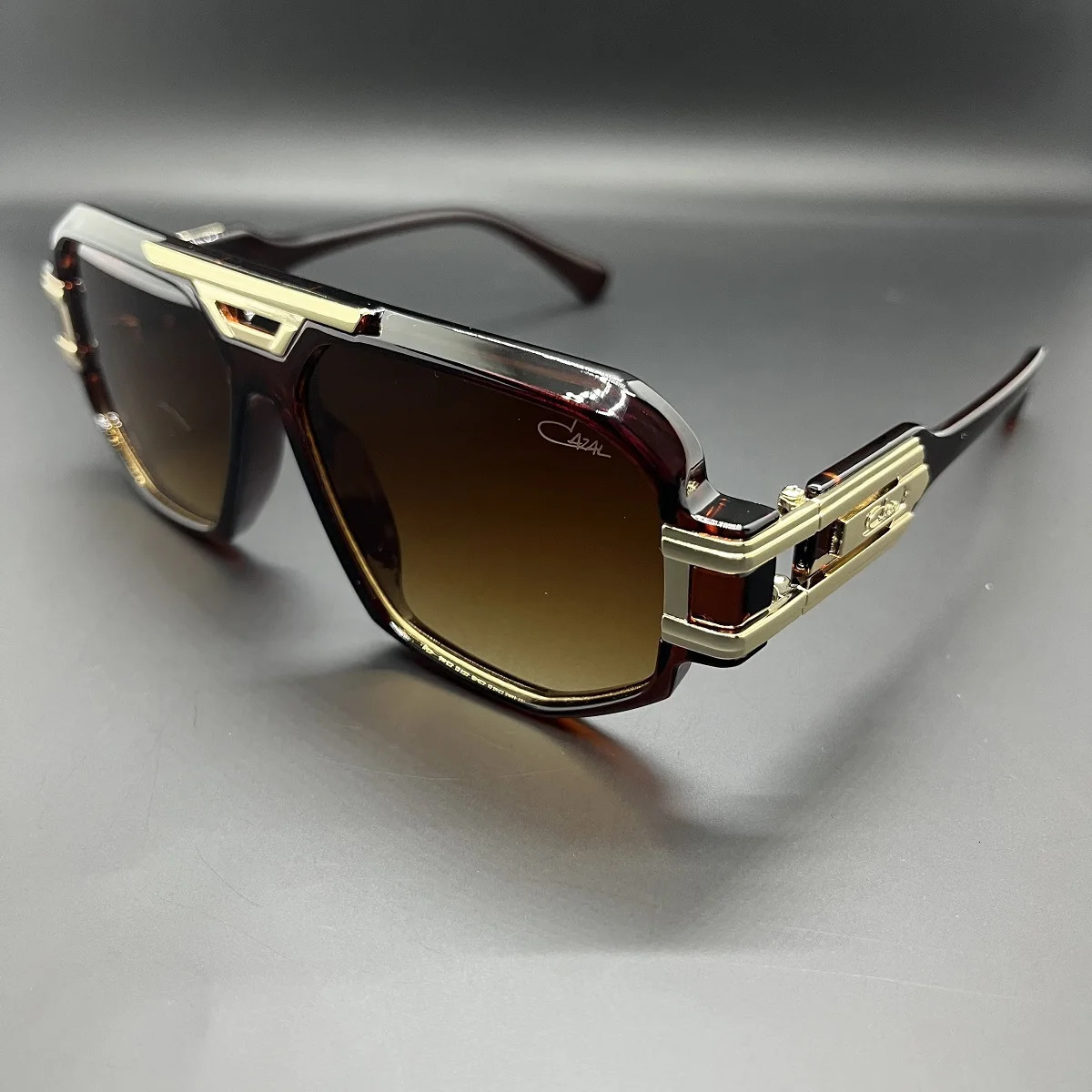 High Quality Womens Sunglasses Super Large Retro Driving Outdoor Sports Mens Metal 675 250410